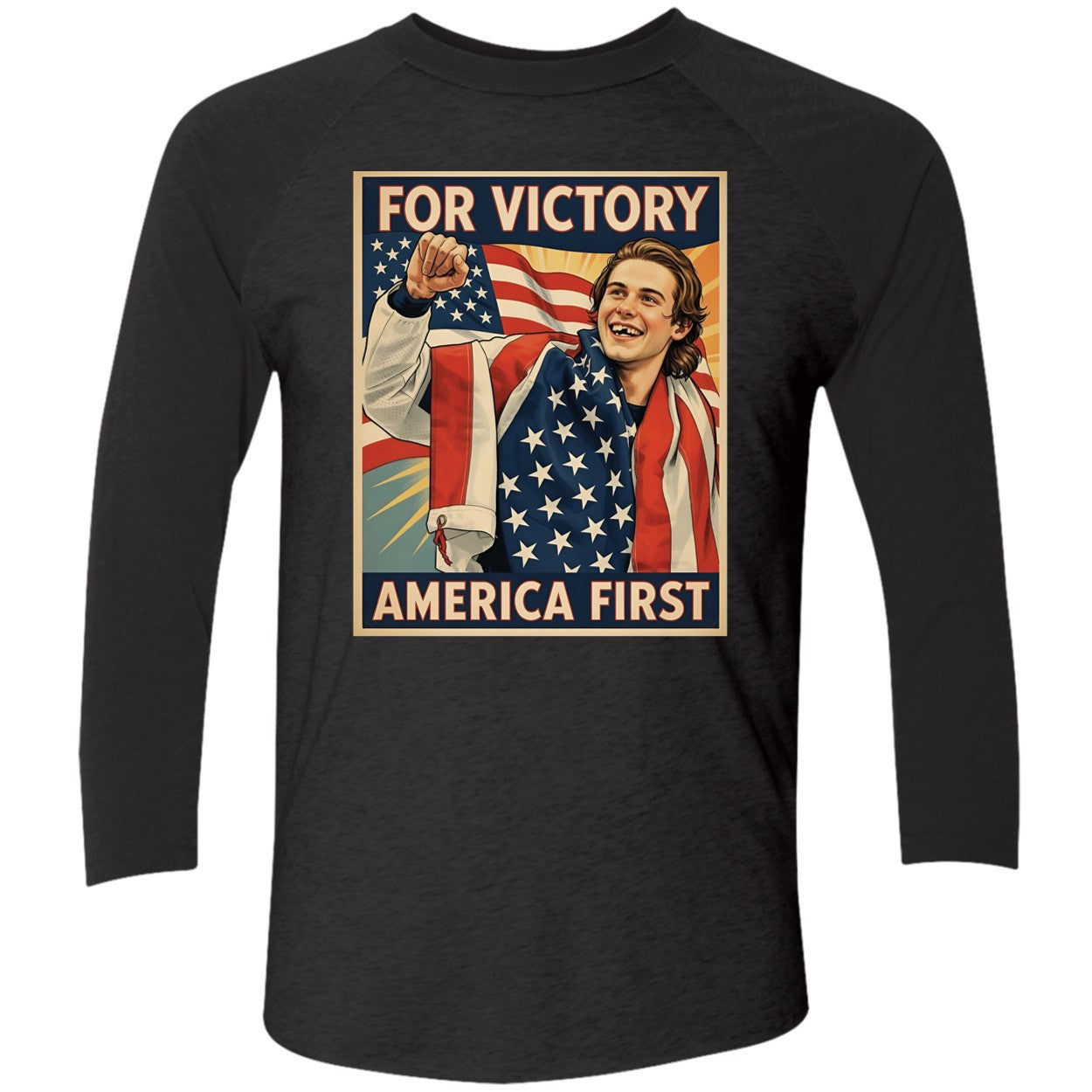 Jack Hughes For Victory America First Shirt