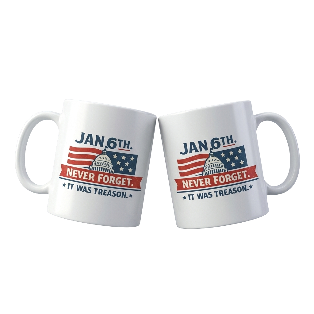 January 6th Never Forget It Was Treason Mug