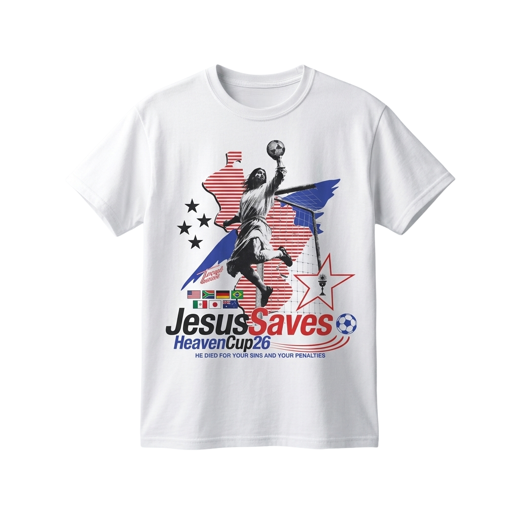 Jesus Saves Heaven Cup 26 Shirt
