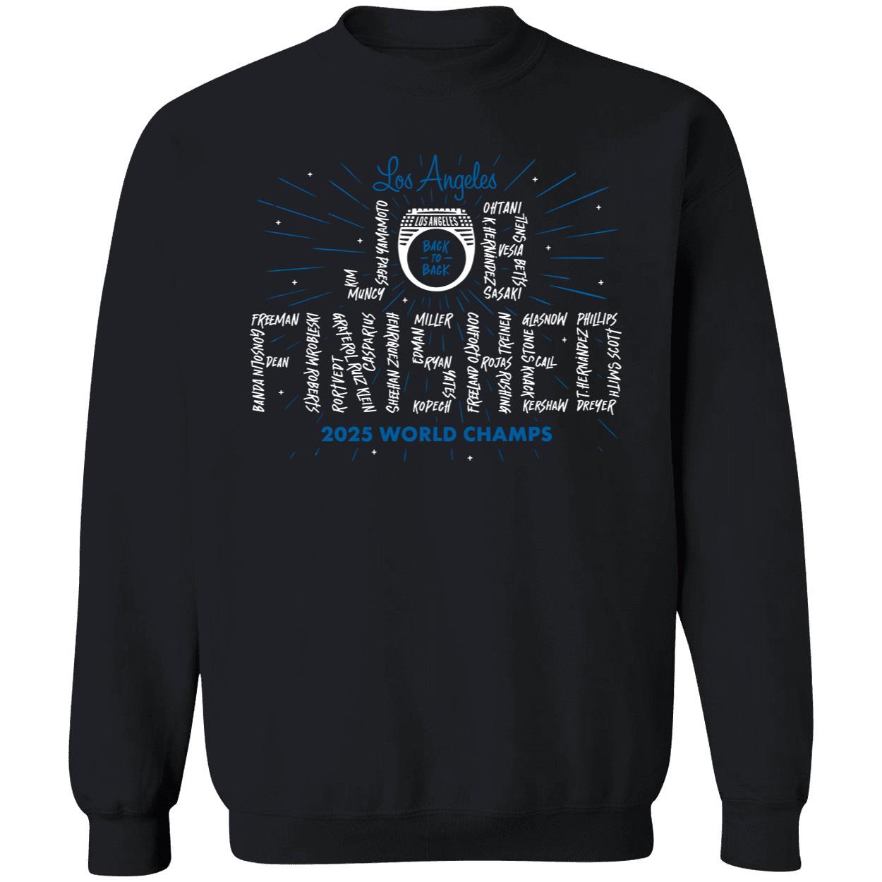 Job Finished LA 2025 World Champs Sweatshirt