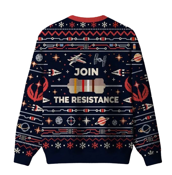 Join The Resistance Ugly Christmas Sweater