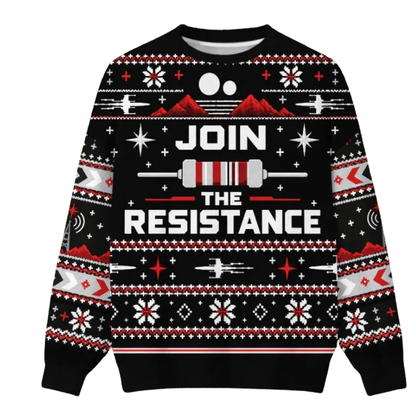 Join The Resistance Ugly Christmas Sweater