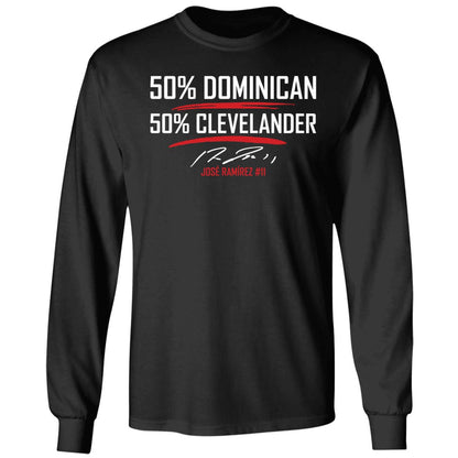 Jose Ramirez 50-50 50 Clevelander Shirt