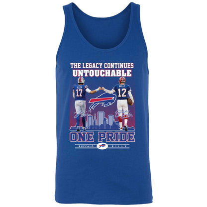 Josh Allen Jim Kelly The Legacy Continues Untouchable One Pride Sweatshirt