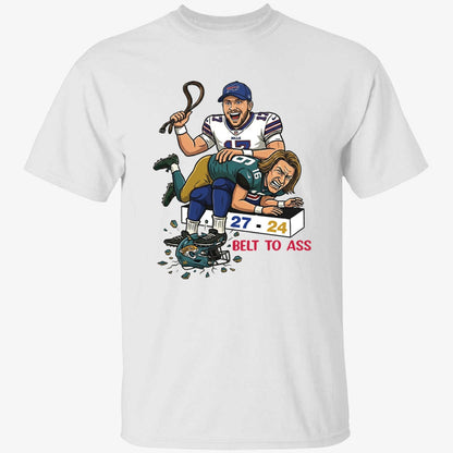 Josh Allen Trevor Lawrence Belt To Ass Buffalo Bills 27 Jaguars 24 Shirt
