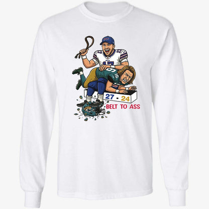Josh Allen Trevor Lawrence Belt To Ass Buffalo Bills 27 Jaguars 24 Shirt