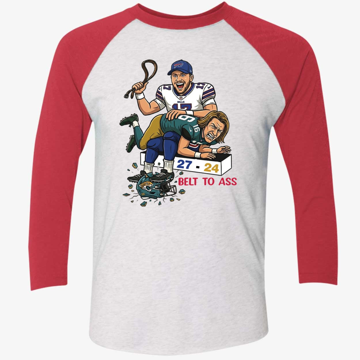 Josh Allen Trevor Lawrence Belt To Ass Buffalo Bills 27 Jaguars 24 Shirt