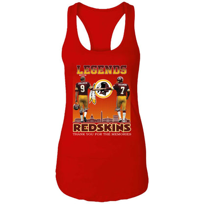 Jurgensen Theismann Legends Redskins Thank Yoi For The Memories Shirt
