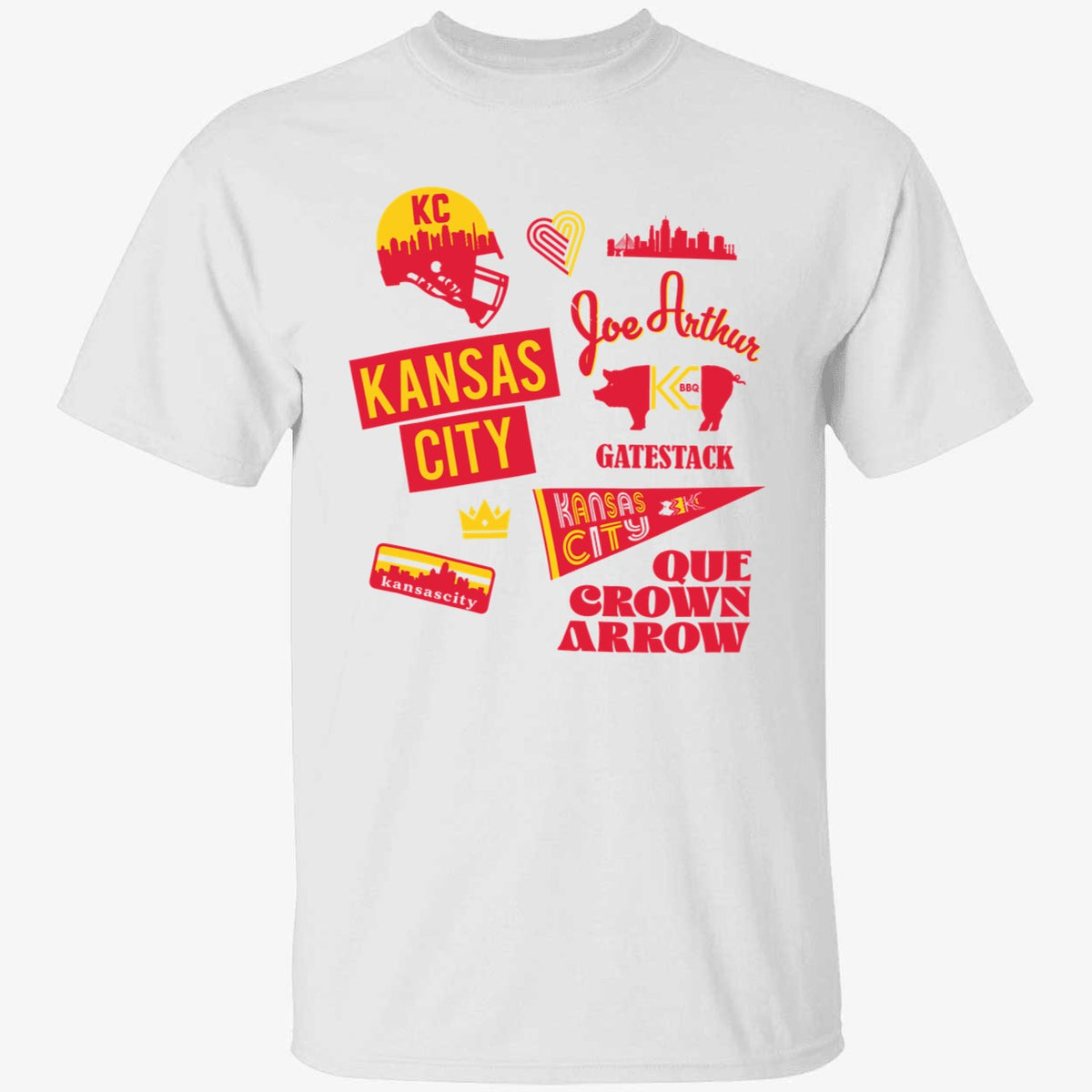 Kansas City Goe Arthur Gatestack Que Crown Arrow Shirt