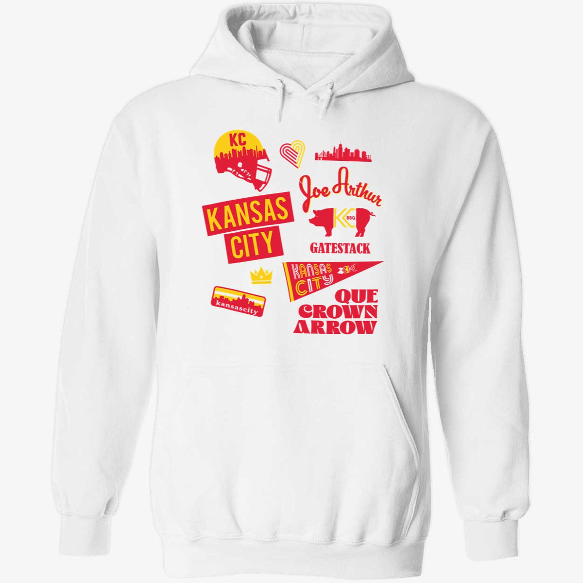Kansas City Goe Arthur Gatestack Que Crown Arrow Hoodie