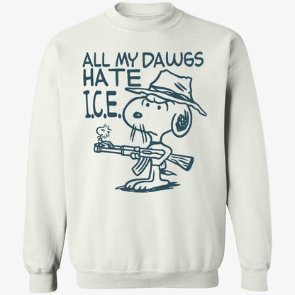 Kevin Ku All My Dawgs Hate Ice Shirt