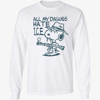 Kevin Ku All My Dawgs Hate Ice Shirt
