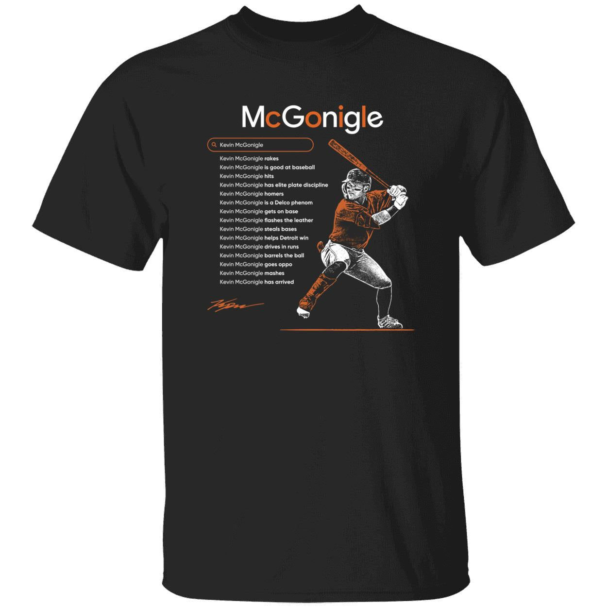 Kevin McGonigle Detroit Shirt