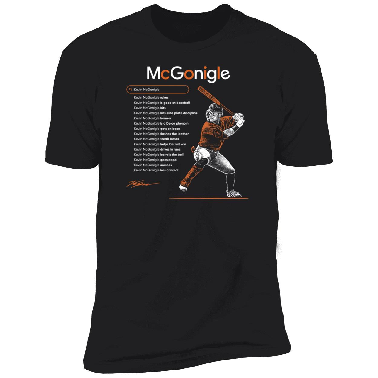 Kevin McGonigle Detroit Shirt