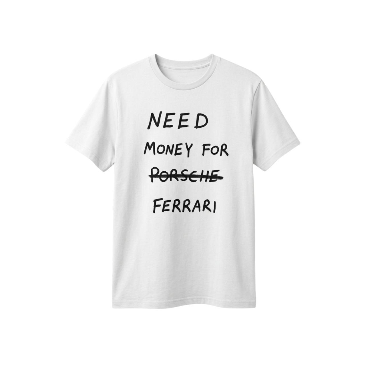 Kim Kardashian Wearing Need A Ferrari Shirt