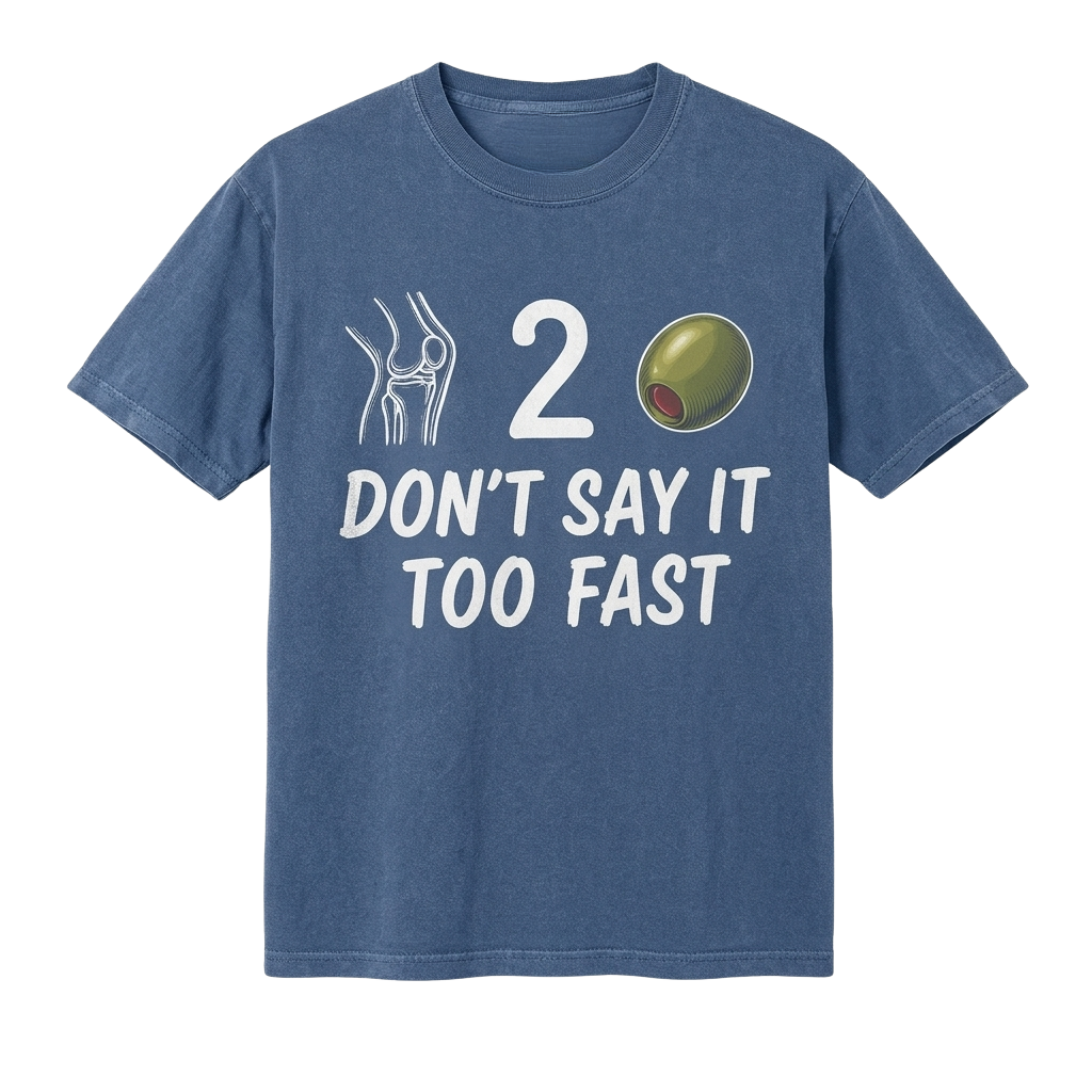 Knee 2 Olive Don't Say It Too Fast Shirt
