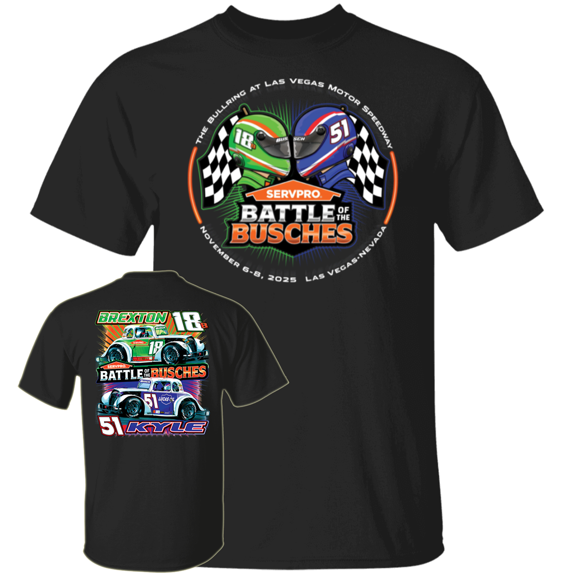 Kyle Busch Family Battle Of The Busches Shirt