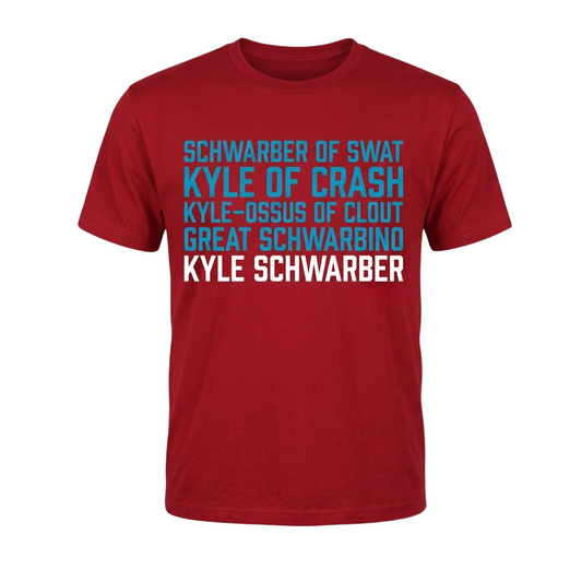 Kyle Schwarber Schwarbino List Shirt