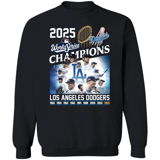 LA Dodgers World Series Champions 2025 Sweatshirt