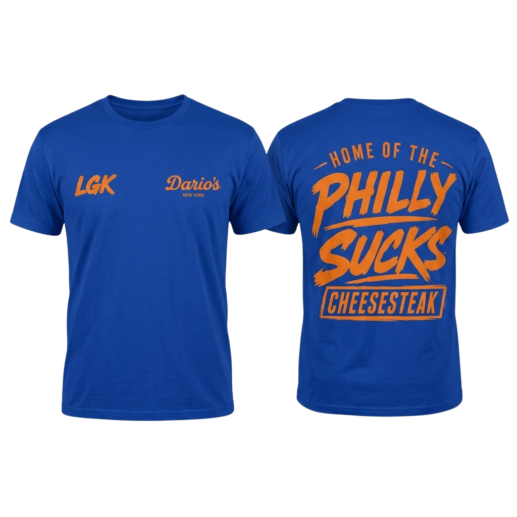 LGK Home Of The Philly Sucks Cheesesteak Shirt