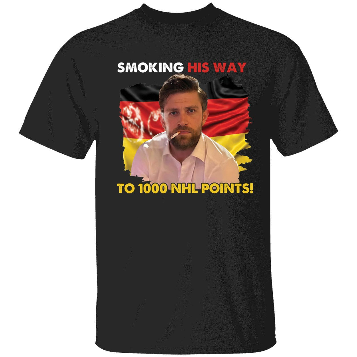 Leon Draisaitl Smoking His Way To 1000 NHL Points Shirt