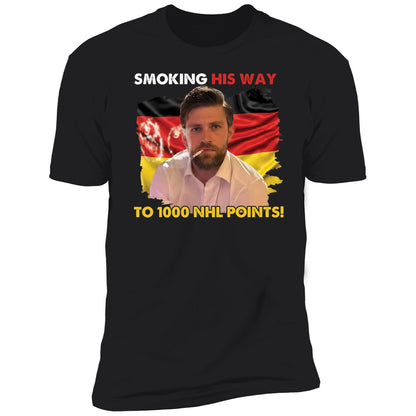 Leon Draisaitl Smoking His Way To 1000 NHL Points Long Sleeve Shirt