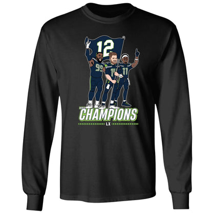 Leonard Williams Sam Darnold Jaxon Smith-njigba Seattle Champions Flag Plant Shirt