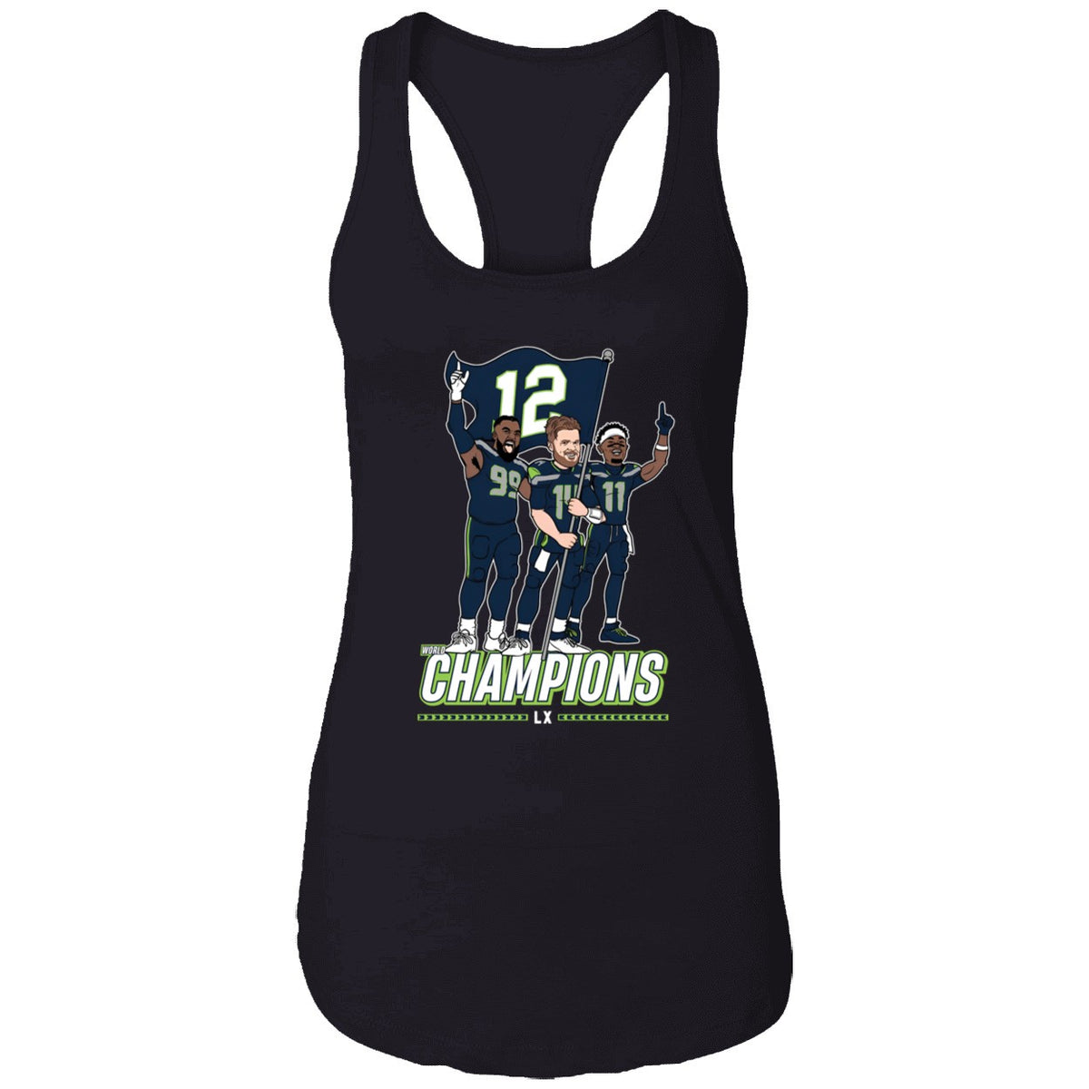 Leonard Williams Sam Darnold Jaxon Smith-njigba Seattle Champions Flag Plant Shirt