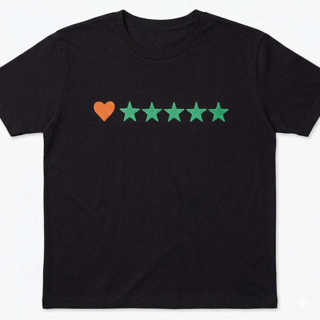 Letterboxd 5 Stars Shirt