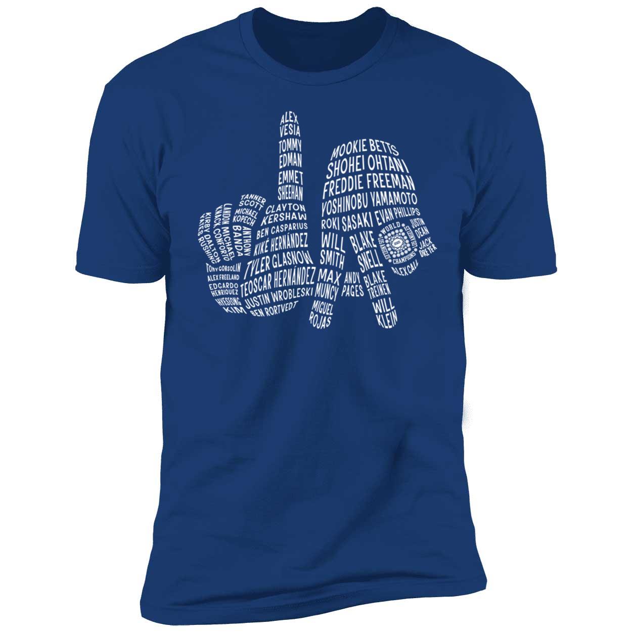 Los Angeles Dodgers 2025 Champs Premium SS T-Shirt