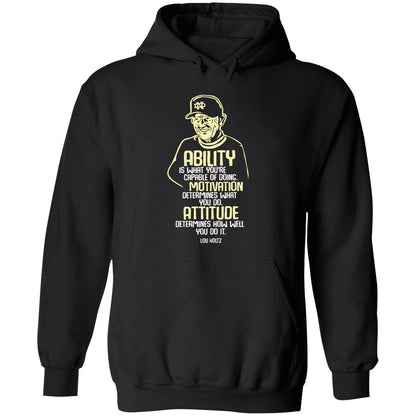 Lou Holtz Ability Motivation Attitude Shirt