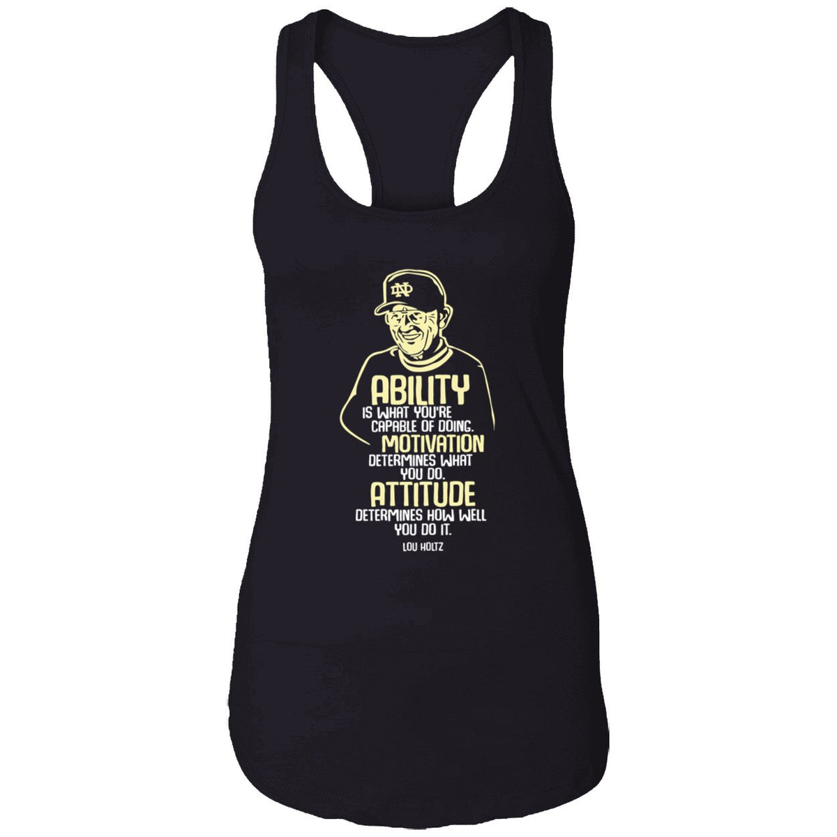 Lou Holtz Ability Motivation Attitude Shirt