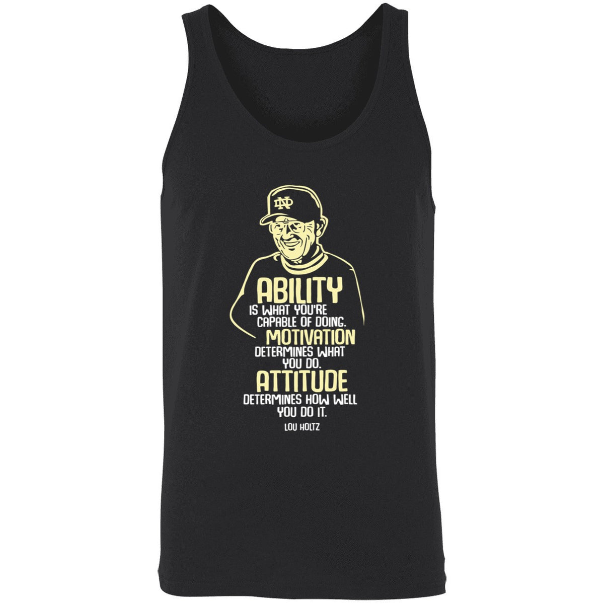 Lou Holtz Ability Motivation Attitude Shirt
