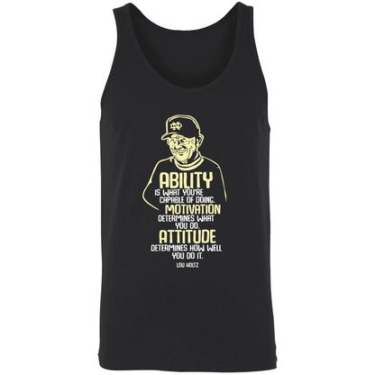 Lou Holtz Ability Motivation Attitude Shirt