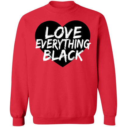 Love Everything Black Sweatshirt