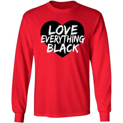 Love Everything Black Long Sleeve Shirt