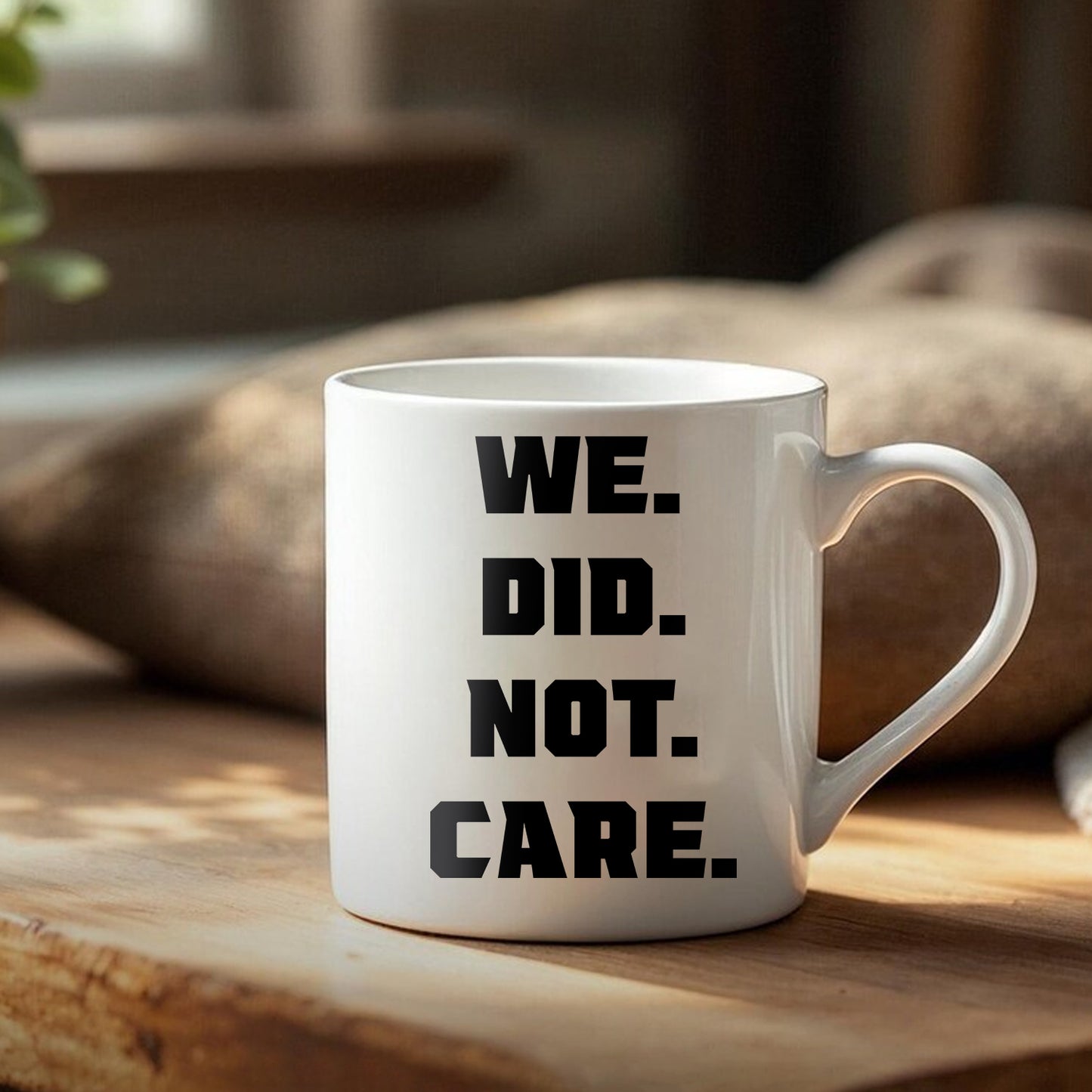 We Did Not Care Seattle Seahawks Mug