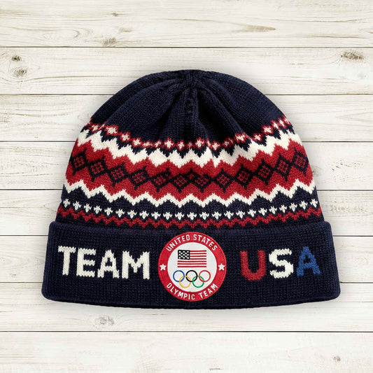 Team Usa Winter Olympics 2026 Knit Beanie Hat