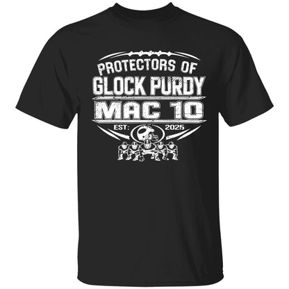 Mac Jones Protectors Of Glock Purdy Mac 10 Est 2025 Shirt