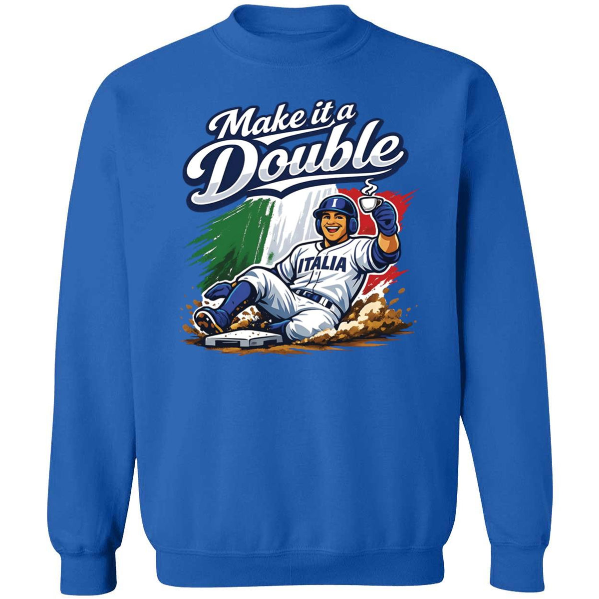 Make It A Double Italia Baseball Shirt
