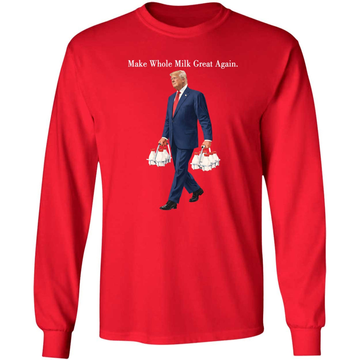 Make Whole Milk Great Again Trump Shirt