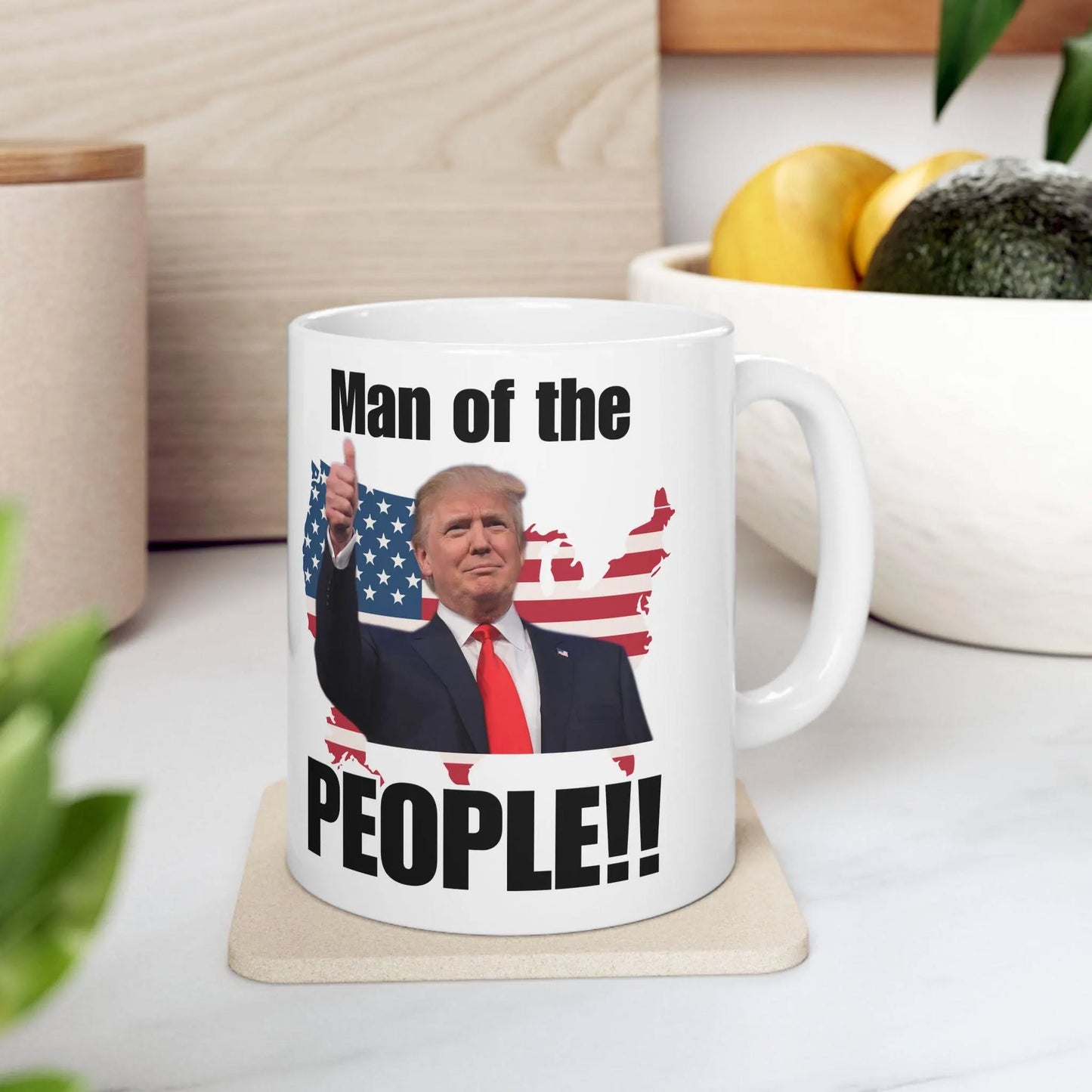 Man Of The People Donald Trump Coffee Mug