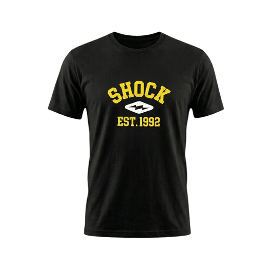 Marcus Fakatou Shock Est 1992 Shirt