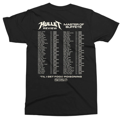 Master Of Buffets Mullet Review Shirt