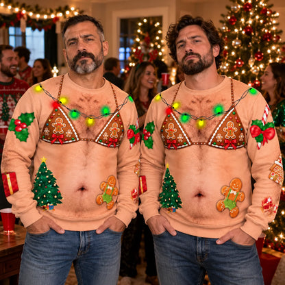 Gingerbread Bikini Ugly Christmas Sweater