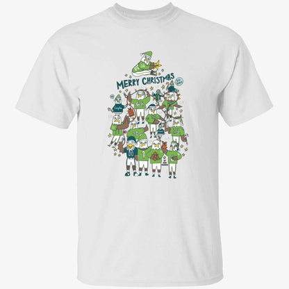 Merry Christmas Go Birds Philadelphia Eagles Christmas Tree Shirt
