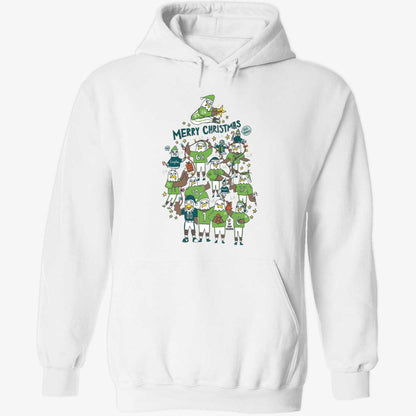 Merry Christmas Go Birds Philadelphia Eagles Christmas Tree Shirt