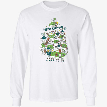 Merry Christmas Go Birds Philadelphia Eagles Christmas Tree Shirt