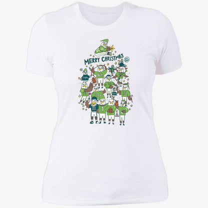 Merry Christmas Go Birds Philadelphia Eagles Christmas Tree Shirt