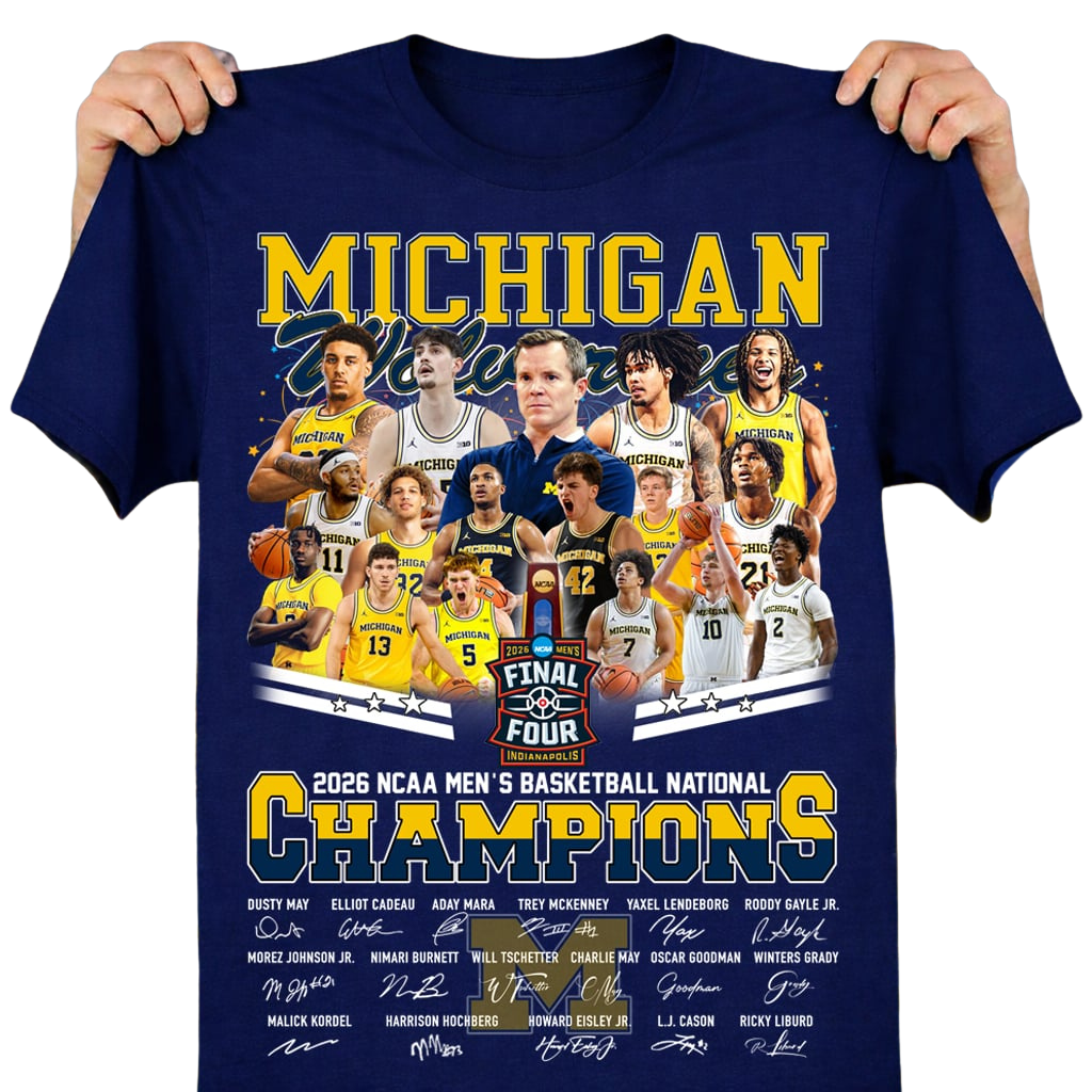 Michigan 2026 Ncaa Men's Basketball National Champions Shirt